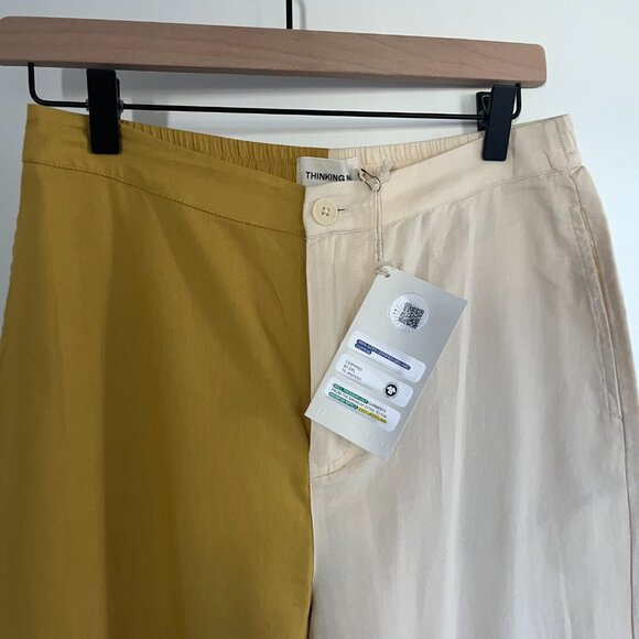 Thinking Mu NWT Mariam Patchwork Pants -Yellow, Size EU 38/US 6 - Picture 5 of 16